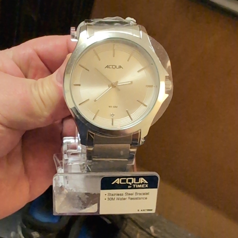 Men's Timex Acqua Silver Watch